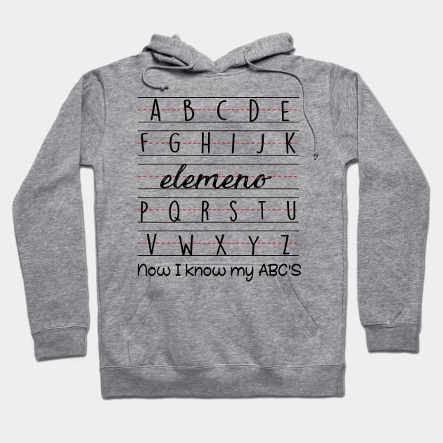 abc alphabet teacher Hoodie by followthesoul